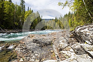 BaileyÂ´s Chute, Wells Gray Provincial Park, BC, Canada