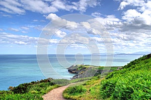 Baily lighthouse in Howth, Ireland