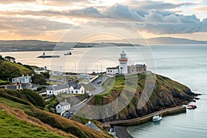 Baily Lighthouse at Howth, Ireland