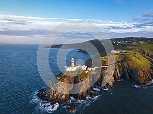 Baily lighthouse. Howth. Ireland photo