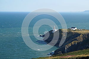 Baily Lighthouse  is located on the peninsula Howth Head