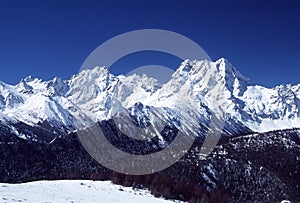 Baimang(Baima) Snow Mountains photo