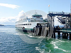 Bainbridge Ferry at Dock