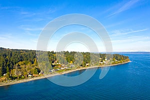 Bainbridge Island Coastline Beach Waterfront Panoramic