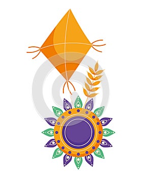 baisakhi rangoli decoration