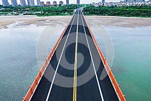 Baisha Bay Artificial Island Bridge, Taihe District, Jinzhou City