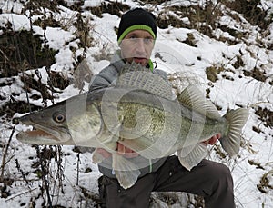 Baitcasting fishing in central Europe