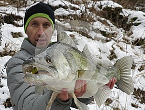 Baitcasting fishing in central Europe