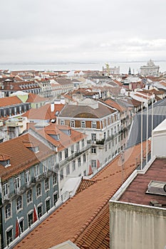 Baixa Neighbourhood in Lisbon