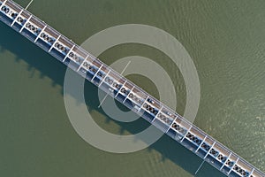 Baja Bridge in Hungary