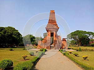 Bajang Ratu temple inherited from the Majapahit kingdom