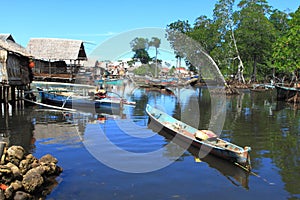 Bajau Village, North Sulawesi photo