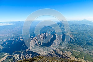Bajawa - Volcanic island seen from above photo