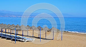 Bajondillo Beach in Torremolinos, Spain