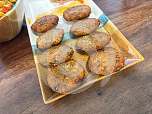 Bajra Tikki: Millet Fast Food Closeup
