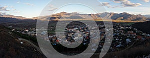 Bajram Curri Panorama in Albania photo