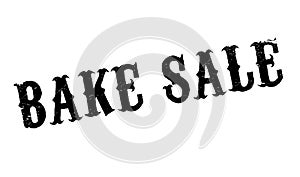 Bake Sale rubber stamp