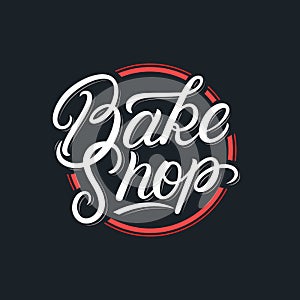 Bake Shop lettering logo