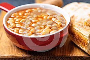 Baked beans, american staple food