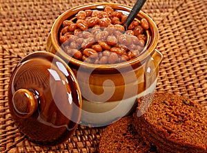 Baked Beans And Brown Bread Setting