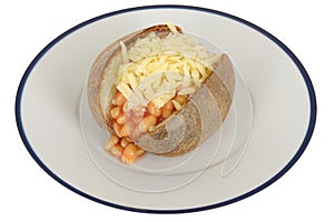 Baked Beans and Cheese Jacket Potato