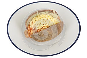 Baked Beans and Cheese Jacket Potato