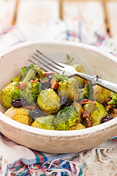 Baked Brussel sprouts