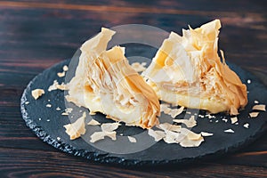 Baked Camembert in phyllo pastry