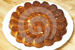 Baked cheese pudding