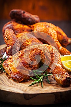 Baked chicken with herbs