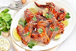 Baked chicken wings