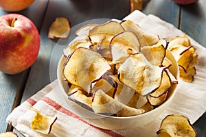 Baked Dehydrated Apples Chips