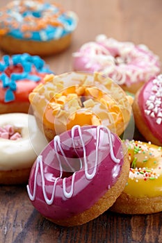 Baked doughnuts photo