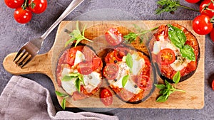 Baked eggplant with tomato