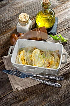 Baked Fennel with Parmesan