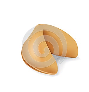 Baked fortune cookie