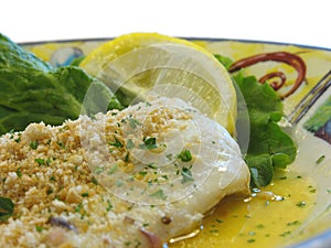 Baked haddock