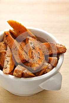 Baked Herbed Sweet Potato