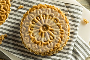 Baked Homemade Crispy Pizzelles