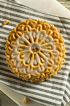 Baked Homemade Crispy Pizzelles