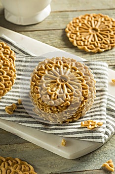 Baked Homemade Crispy Pizzelles