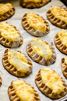 Baked karelian pasties