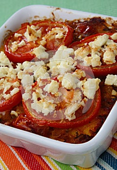 Baked maize porridge