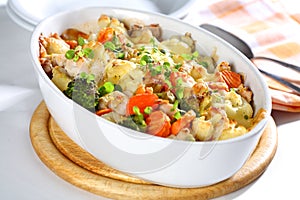 Baked mixed vegetable