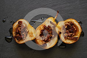 Baked pear dessert