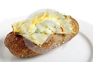 Baked potato with img