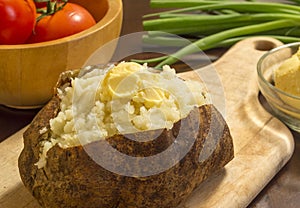 Baked potato photo