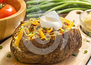 Baked potatoe supreme