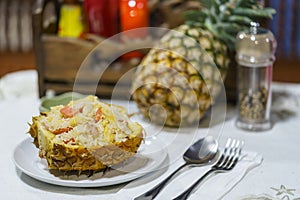 Baked Rice With Pineapple