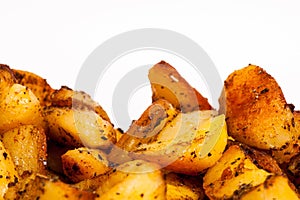 Baked or roasted potatoes